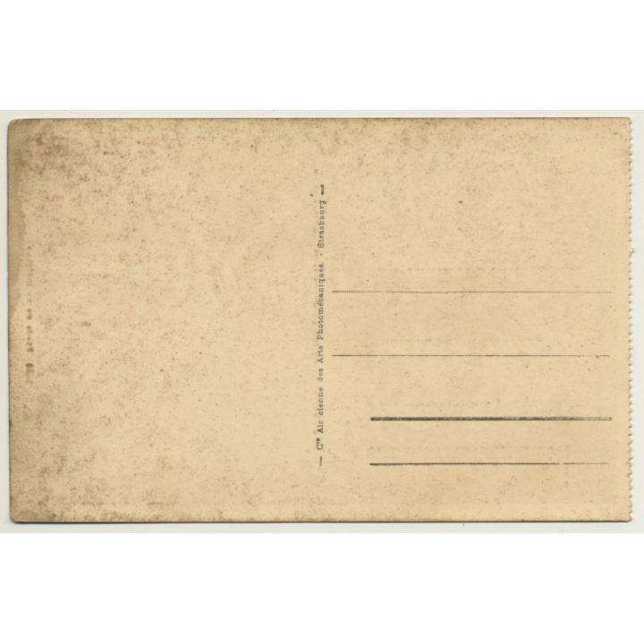 Etude De Nu Indigène / Topless - Ethno - Headscarf (Vintage Postcard C.A.P. ~1940s)