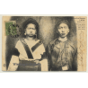 Laos / Indochina: Jeuns Gens - Méos Blans - Hua Pahn (Vintage PC 1907 Ethnic)