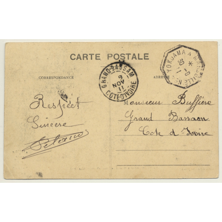 Laos / Indochina: Chasse à Moung-Saï Avec Rabatteurs Khas-Hoc (Vintage PC 1911 Ethnic)