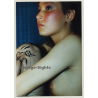 Pensive Petite Topless Woman *2 / Hairy Armpits (Vintage Photo GDR 1980s)