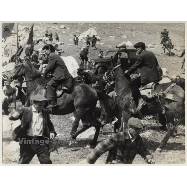 Francesco Rosi: Salvatore Giuliano / P. Cammarata - Horses (Vintage Press Photo1962)