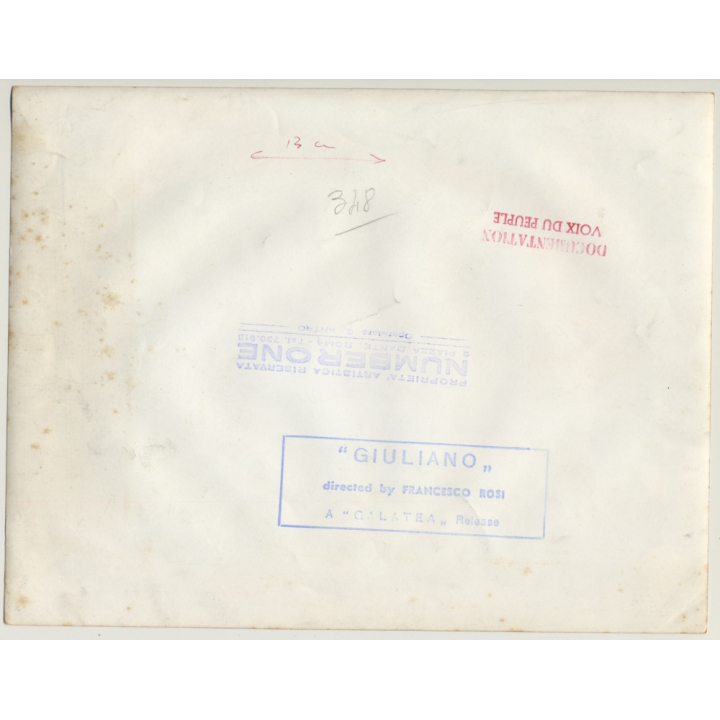 Francesco Rosi: Salvatore Giuliano / P. Cammarata - Horses (Vintage Press Photo1962)