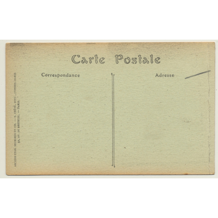Femme Préparant Le Couscous Et Peignant La Laine / Magrheb (Vintage PC)