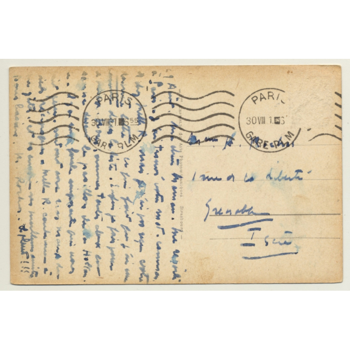 Maghreb: Mauresques En Promenade - Burqa (Vintage Postcard 1931)