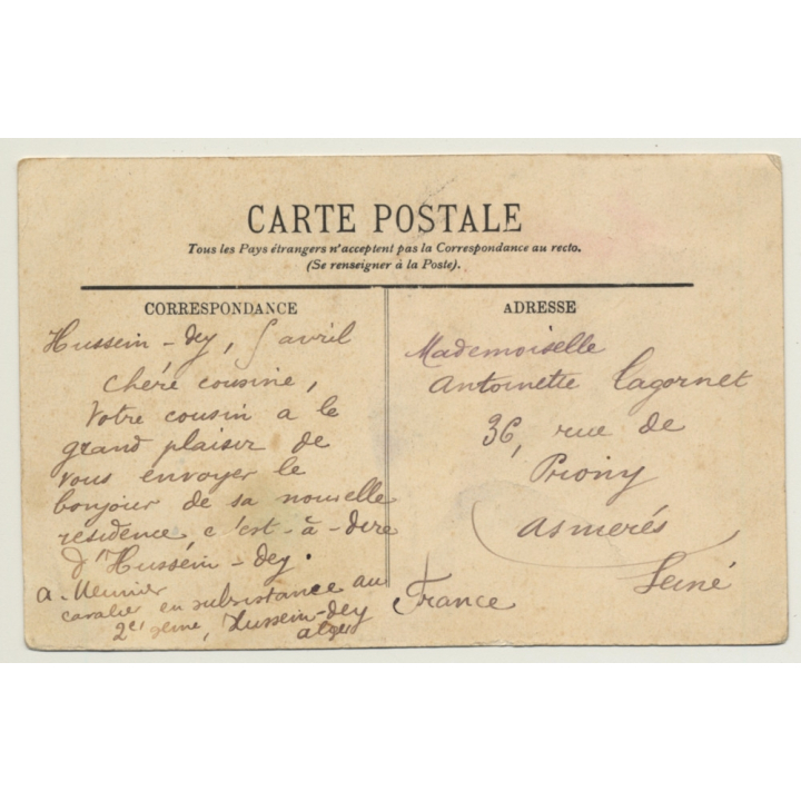 Algeria: Femmes Arabes Voilées / Veil - Burqa (Vintage Postcard 1908)