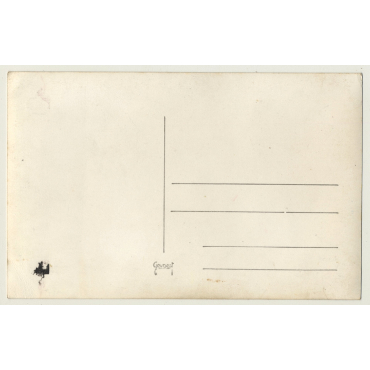 Master & 2 Nude Females / Bondage - Hand Tinted - BDSM (Vintage RPPC ~1910s/1920s)