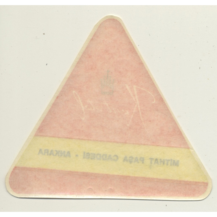 Ankara / Turkey: Kent Hotel (Vintage Luggage Label)