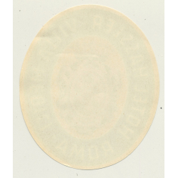 Rome / Italy: Hotel Hassler - Villa Medici (Vintage Luggage Label ~1950s)