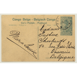 Congo Belge: Indigenous Wahutu Family / Ethno (Vintage PC 1919)