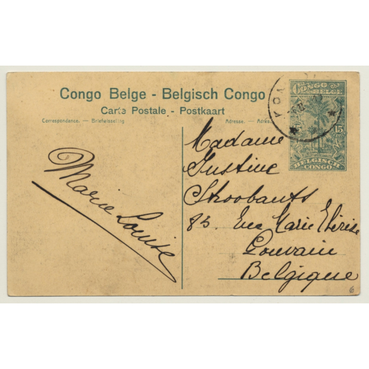 Congo Belge: Indigenous Wahutu Family / Ethno (Vintage PC 1919)
