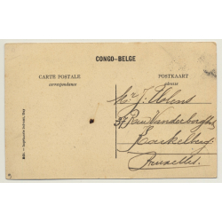Congo Belge: Habitation à Moliro / Lac Tanganyka (Vintage PC 1912)