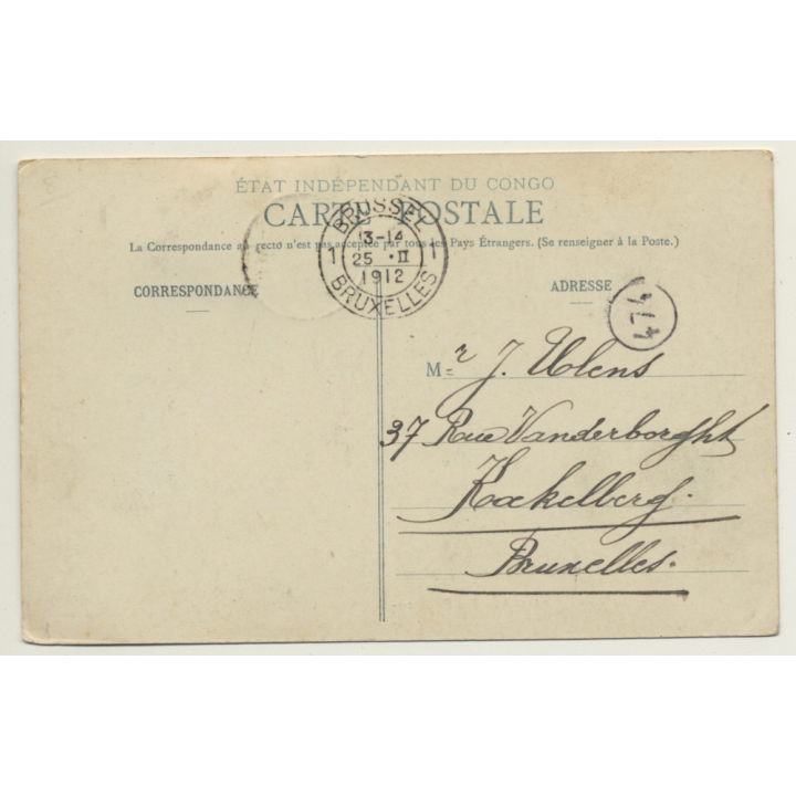 Boma / Congo Belge: La Franco-Belge / Chemin De Fer (Vintage PC 1912)