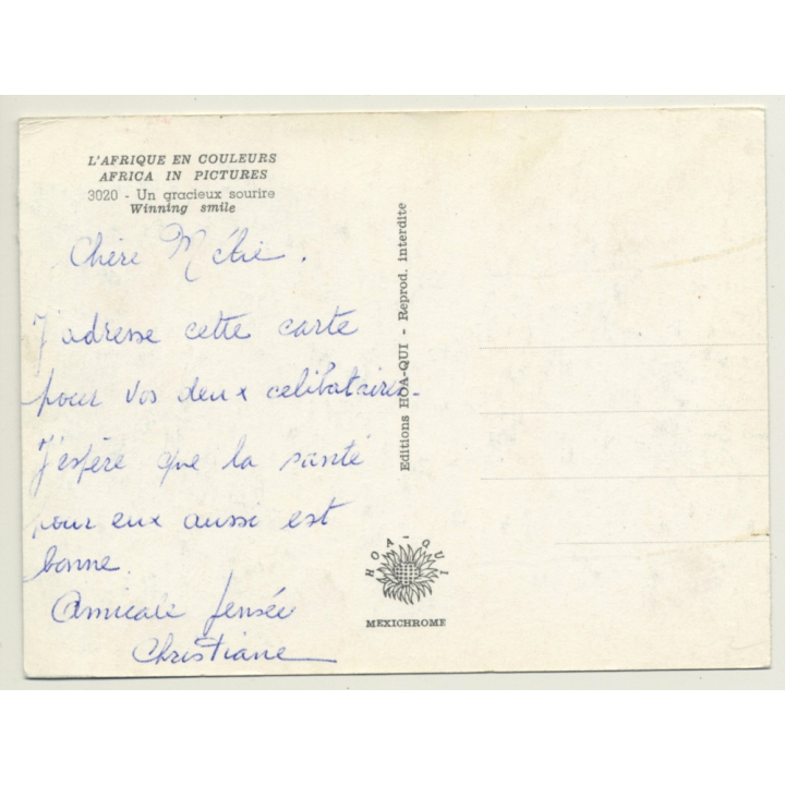 Africa: Sweet Topless Indigenous Girl / Ethno (Vintage RPPC)