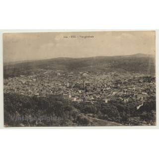 Fez / Morocco: View Over Town / Vue Générale (Vintage PC 1926)