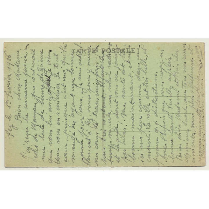 Fez / Morocco: View Over Town / Vue Générale (Vintage PC 1926)