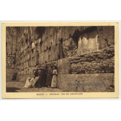 Jerusalem / Israel: Le Mur Des Lamentations *2 / Wailing Wall (Vintage PC)