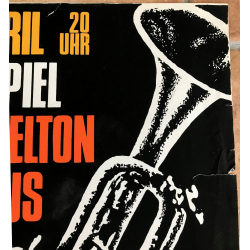 Humphrey Littelton Im South Border Jazz Club (Vintage Jazz Poster ~1960s)