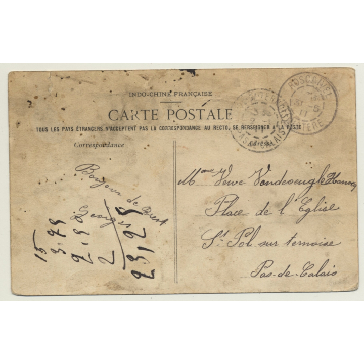 Saigon / Vietnam: Groupe De Musiciens (Vintage PC 1911 Ethno)