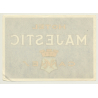 Cannes / France: Hotel Majestic (Vintage Luggage Label)