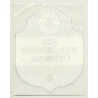 Vienna / Austria: Hotel Inter - Continental *3 (Vintage Self Adhesive Luggage Label / Sticker)