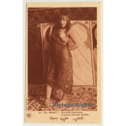 Flandrin: Un Jolie Marocaine / Nude - Ethno (Vintage Postcard)