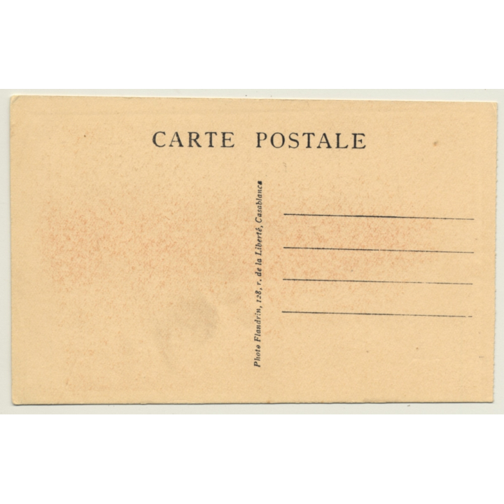 Flandrin: Un Jolie Marocaine / Nude - Ethno (Vintage Postcard)