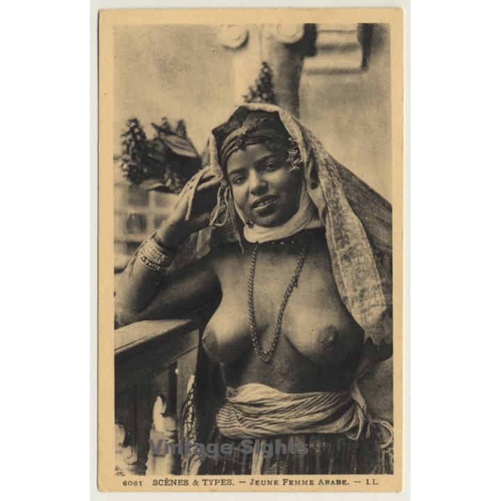 L.L.: Jeune Femme Arabe / Nude - Ethnic (Vintage Postcard)