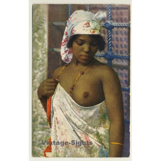 Maghreb: Jeune Mauresque 1004 / Nude - Ethnic (Vintage Postcard)