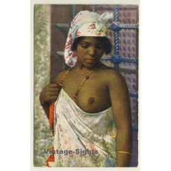 Maghreb: Jeune Mauresque 1004 / Nude - Ethnic (Vintage Postcard)