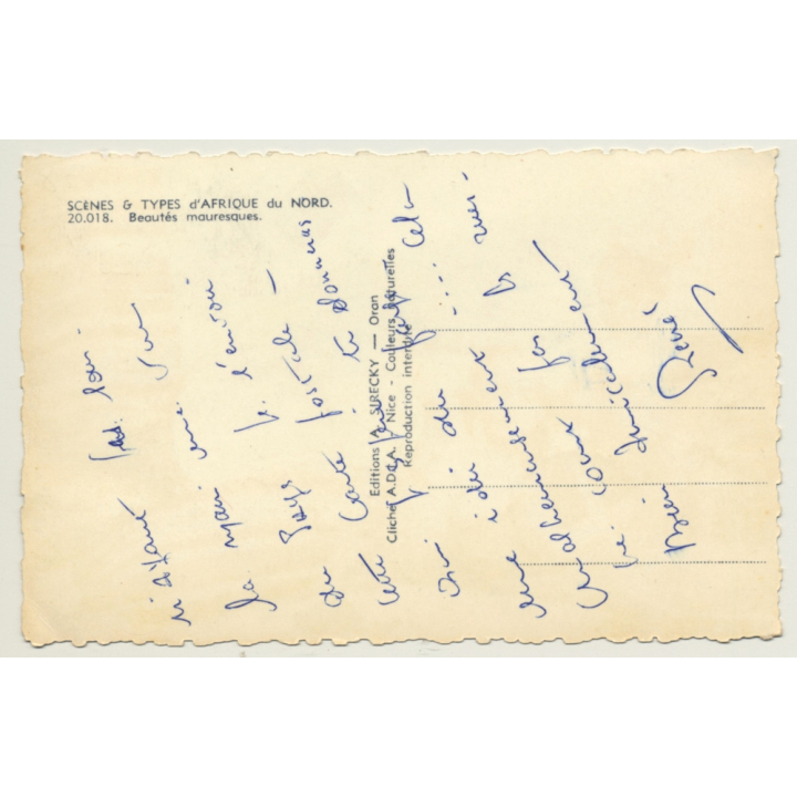 Maghreb: Moorish Beauties / Nude - Ethnic (Vintage Postcard)