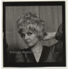 Sweet Blonde Woman *1 / Transparent Blouse (Vintage Contact Sheet Photo 1970s)