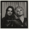 Lacquer Lady & Sweet Blonde *1 / Portrait (Vintage Contact Sheet Photo 1970s)