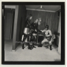 3 Lacquer Ladies *2 / Interior Design - Fetish - BDSM (Vintage Contact Sheet Photo 1970s)