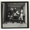 3 Lacquer Ladies *3 / Interior Design - Beauty Case - BDSM (Vintage Contact Sheet Photo 1970s)