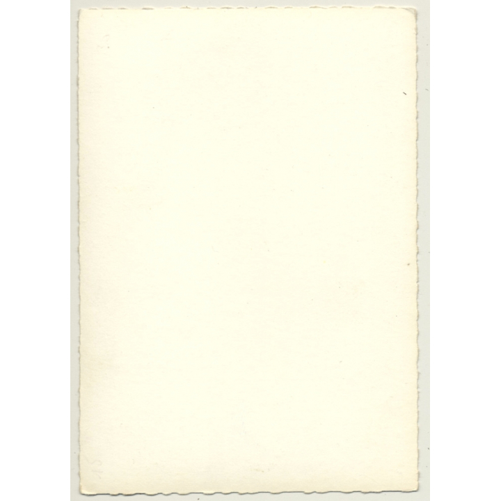 Brunette Semi Nude In Seductive Lingerie / Pin-Up (Vintage Photo France 1950s)