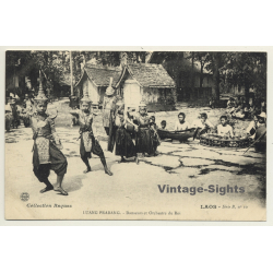 Luang Prabang / Laos: Danseurs Et Orchestre Du Roi (Vintage PC ~1900s Ethnic)