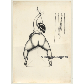 French BDSM Drawings *5 / Spanking Horse (Vintage Photo ~1930s)
