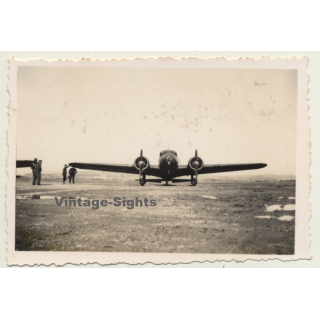 Salon-de-Provence: Avro Anson - École De L'Air - Base De Salon (Vintage Photo 1947)