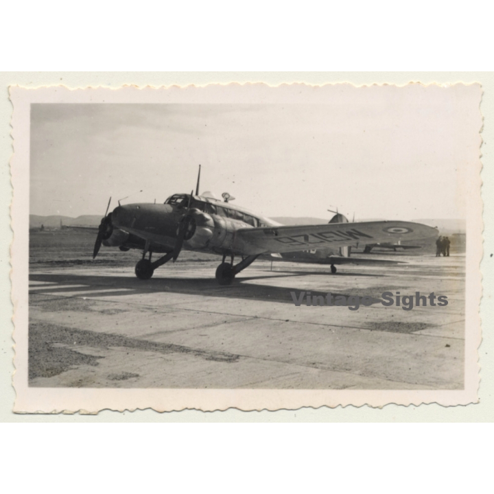 Salon-de-Provence: Avro Anson *2 - École De L'Air - Base De Salon (Vintage Photo 1947)