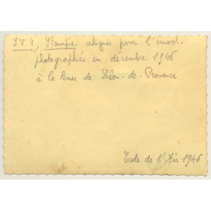 Salon-De-Provence: Stampe & Vertongen SV-4 - École De L'Air (Vintage Photo 1946)