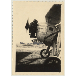 Salon-De-Provence: Morane Saulnier 315 - École De L'Air (Vintage Photo 1946)