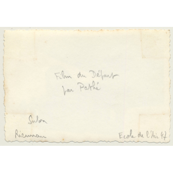 French AF Douglas DC-3 Film Du Départ Pathé (Vintage Photo 1947)