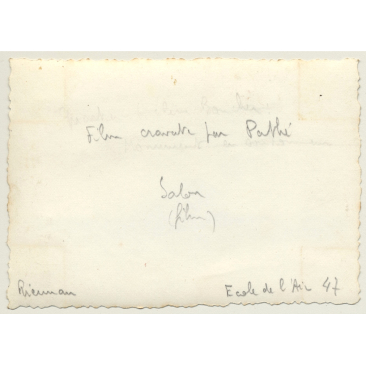 French AF Douglas C-47B-35-DK DC-3 Film Pathé (Vintage Photo 1947)