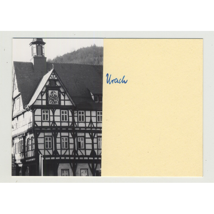 72574 (Bad) Urach/Germany:  View Over Village (Vintage Photo 1960s)