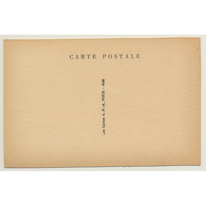 Nages-Et-Solorgues / France: Place De La Mairie / Byrrh (Vintage PC ~1940s)