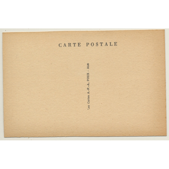 30114 Nages-Et-Solorgues / France: Route Des Solorgues (Vintage PC ~1940s)