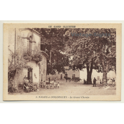 30114 Nages-Et-Solorgues / France: Le Grand Chemin (Vintage PC ~1930s/1940s)