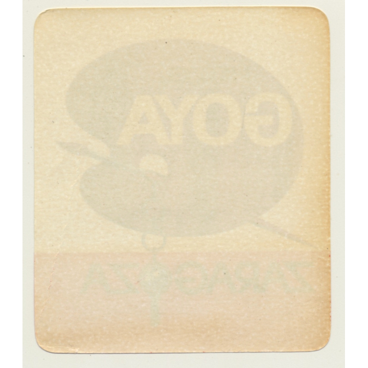 Zaragoza / Spain: Hotel Goya (Vintage Luggage Label)