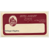 New York / USA: Hotel Dorset - Bing & Bing INC (Vintage Luggage Label)