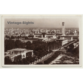 Casablanca / Morocco: Boulevard Gouraud Et Le Bâtiments Administratifs (Vintage RPPC 1938)